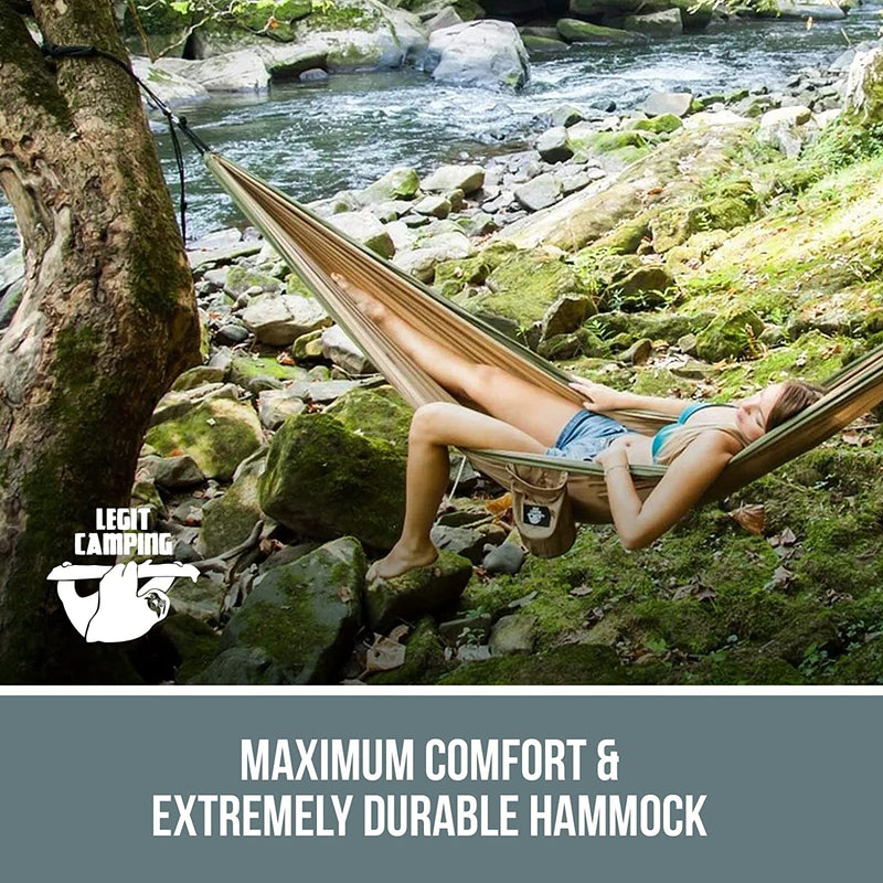 Hammock - Hammocks - 2 Person Hammock - Tree Hammock - Double Hammock - Portable Hammock - Outdoor Hammock - Hammock - Travel Hammock - Hammocks for outside - Heavy Duty Hammock